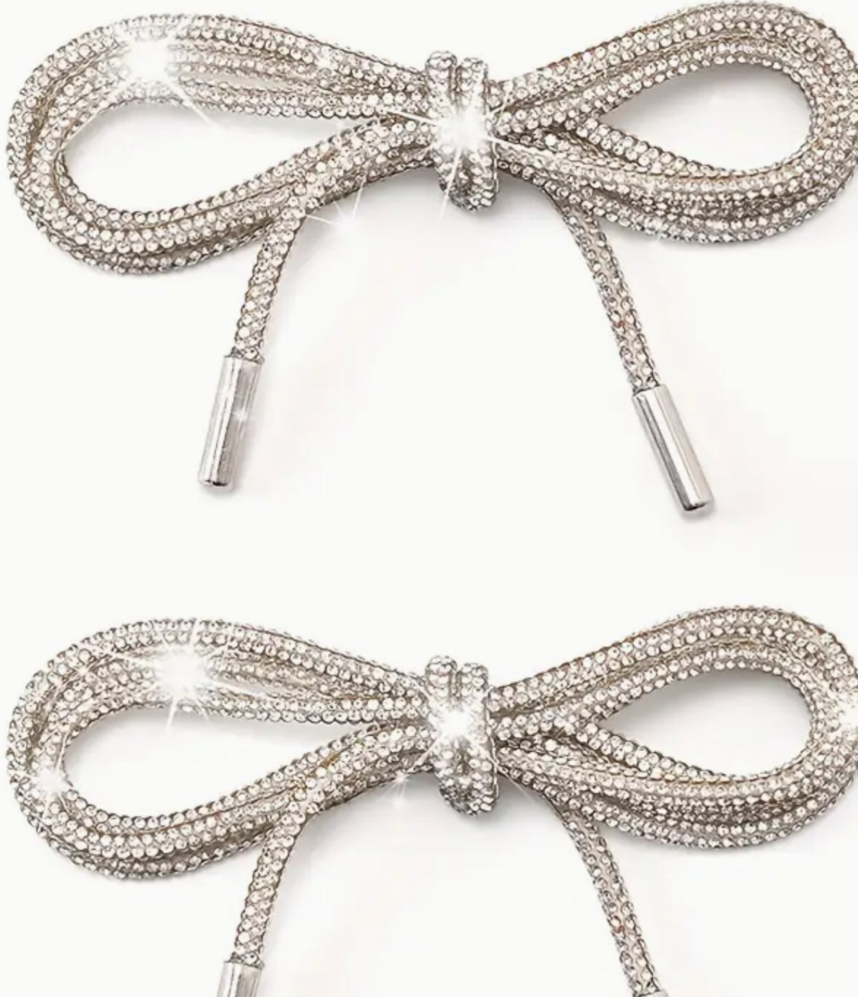 Diamond sparkle rhinestone shoe laces!