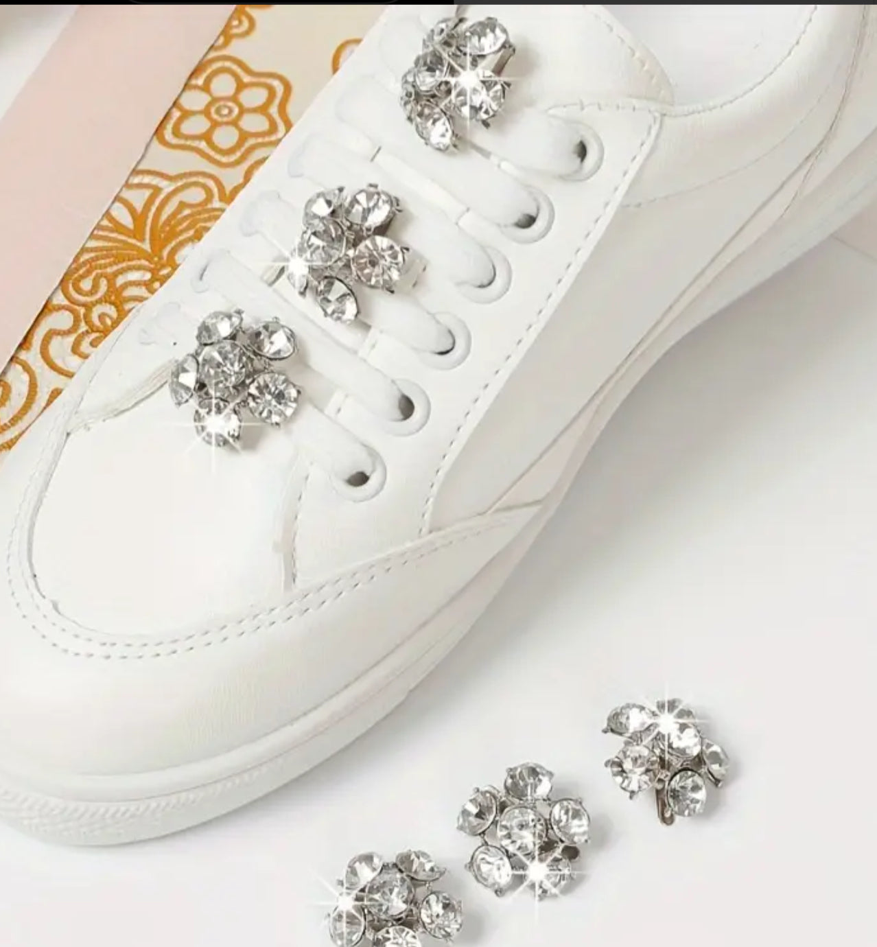 Shoe bedazzled clips. Sparkle yourself from head to toe.