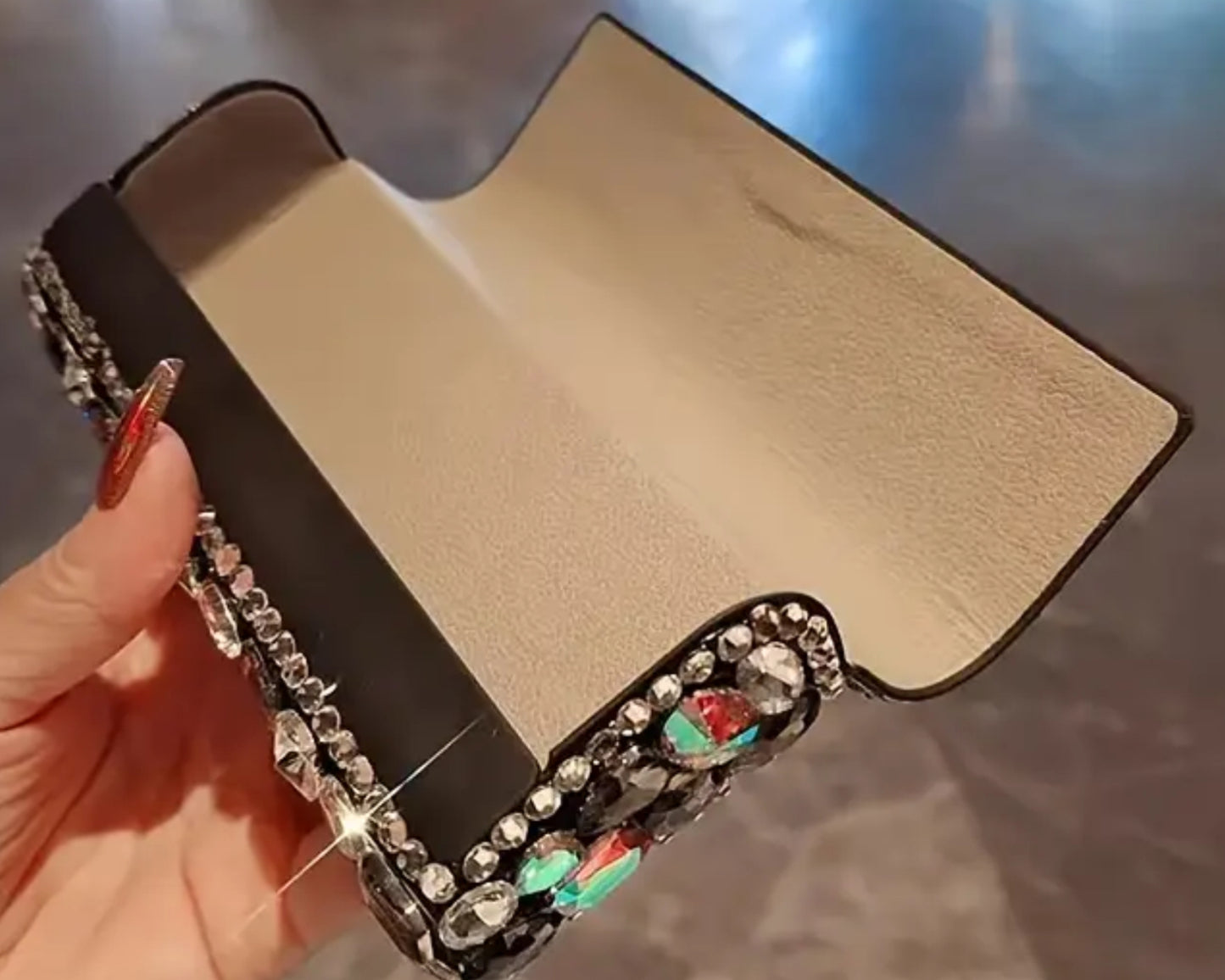 Diamond sparkle eyeglass holders!