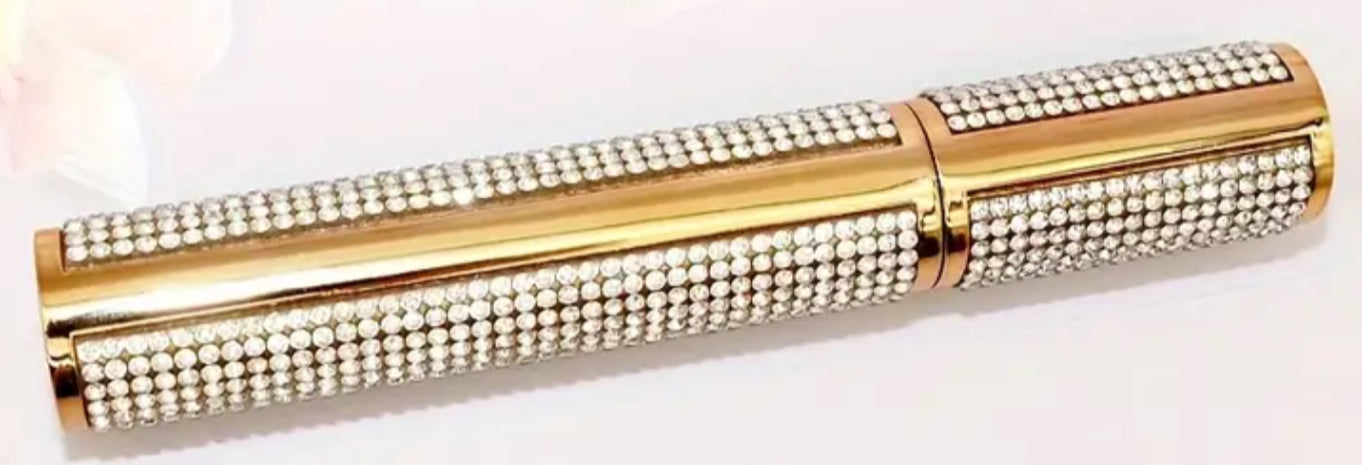 Rhinestone case with waterproof mascara!