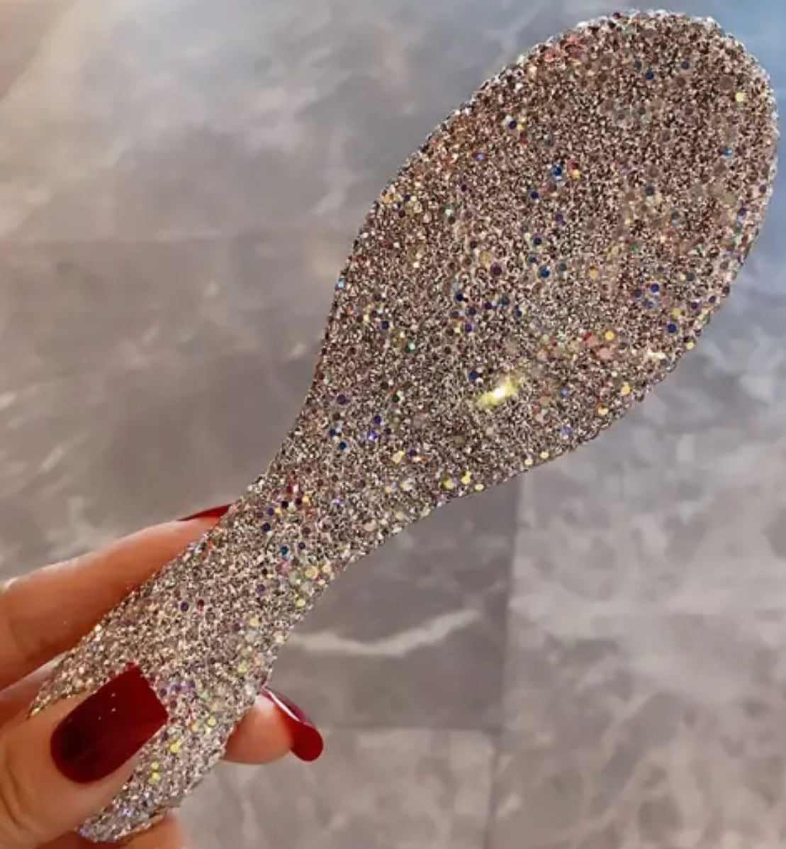 Diamond sparkle hairbrush!