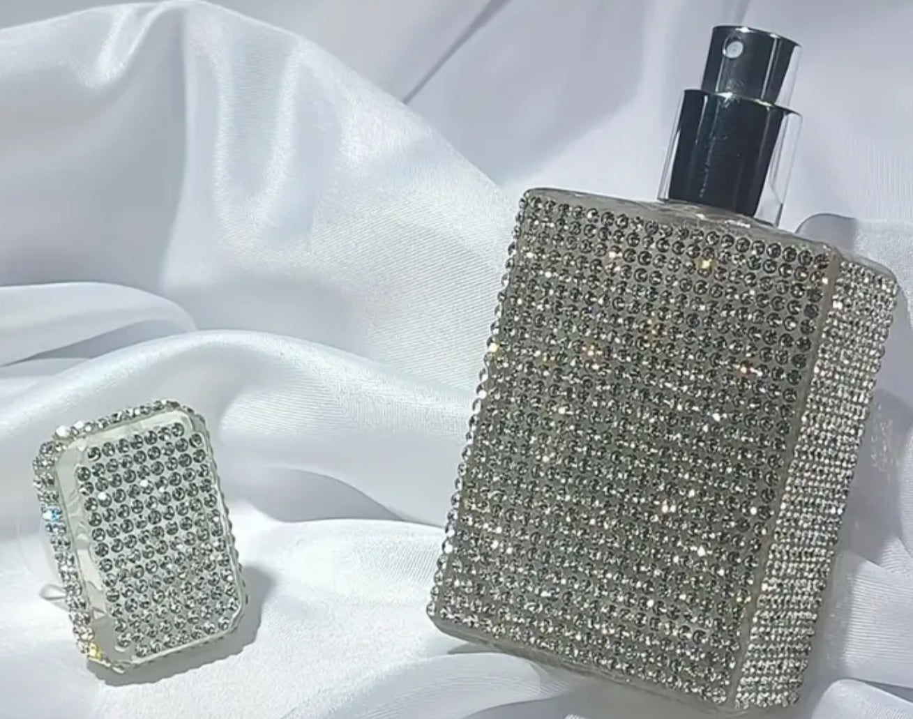 Diamond sparkle refillable perfume bottle!