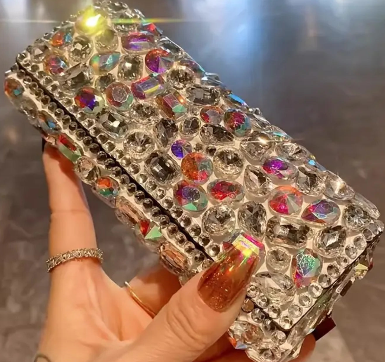 Diamond sparkle eyeglass holders!
