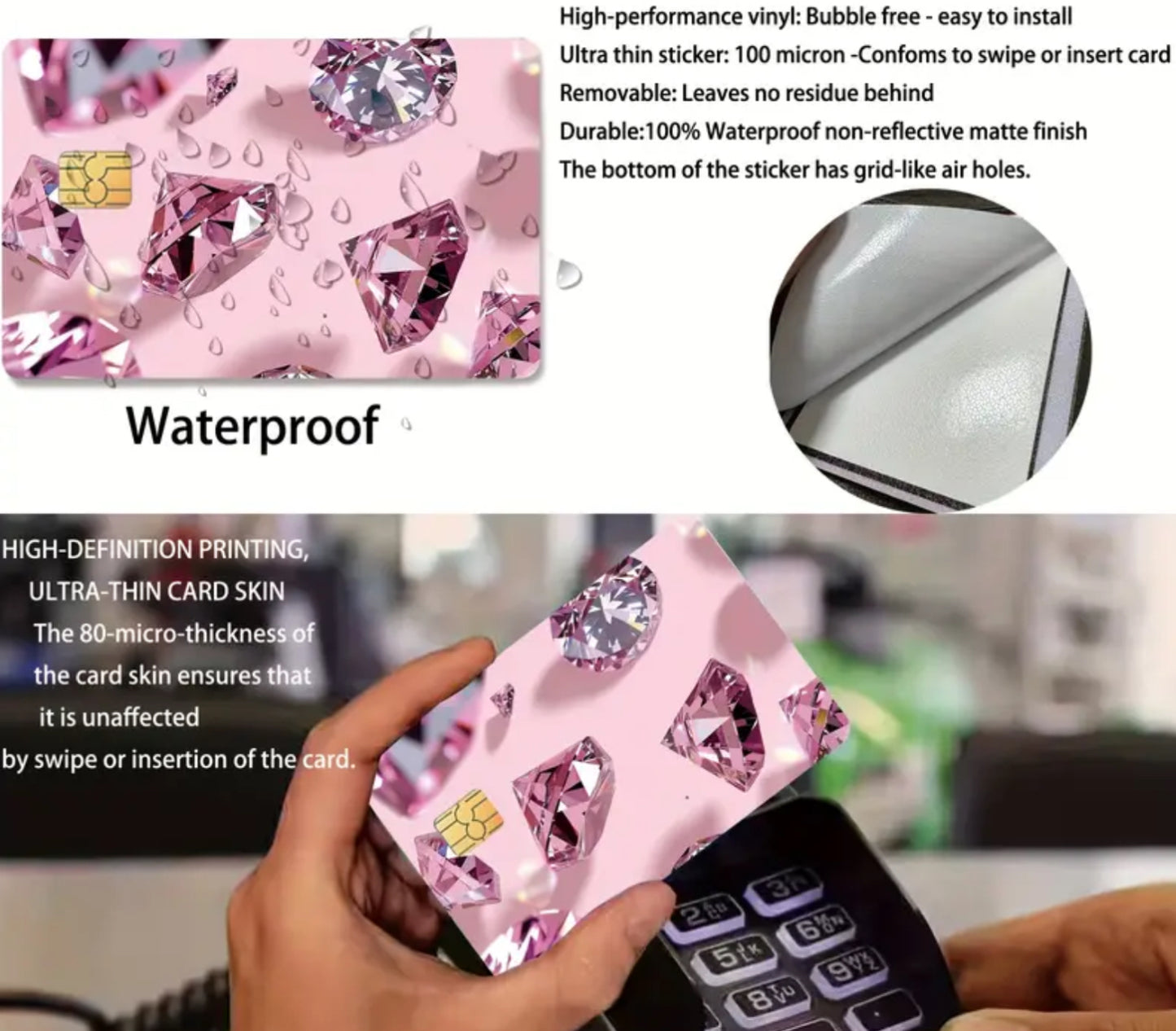 Credit card decals, skins!