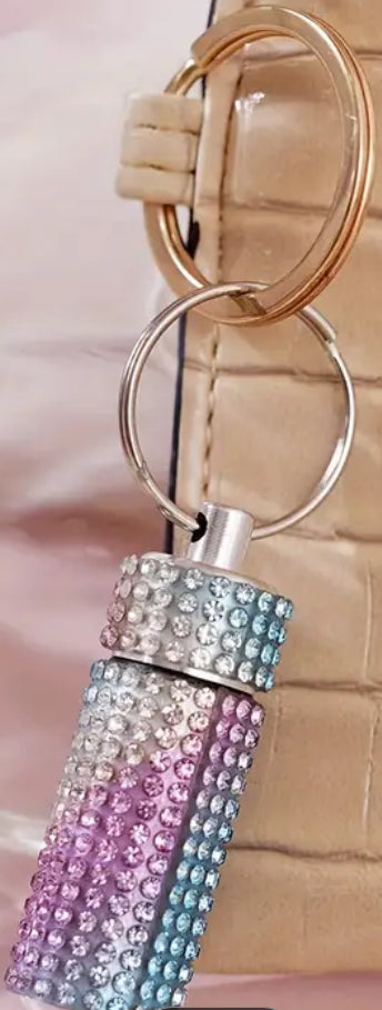 Sparkling rhinestone pill holder!