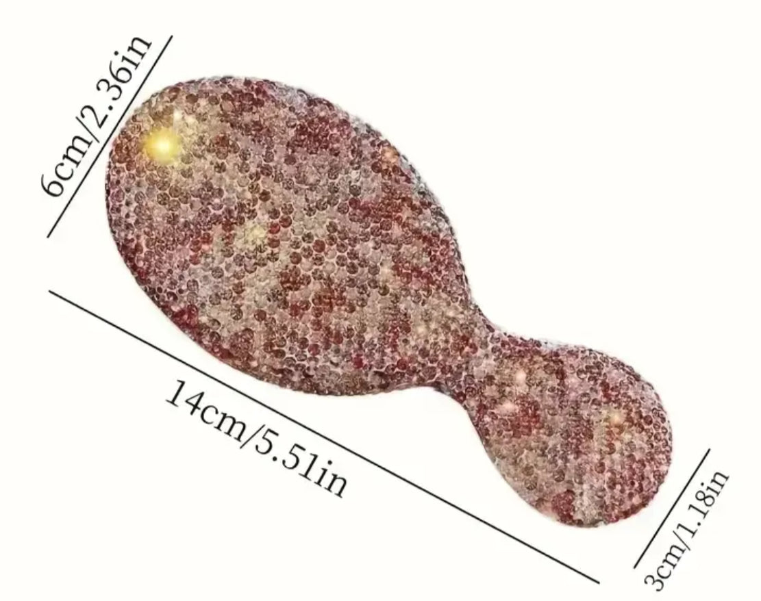 Pink diamond sparkle hairbrush!