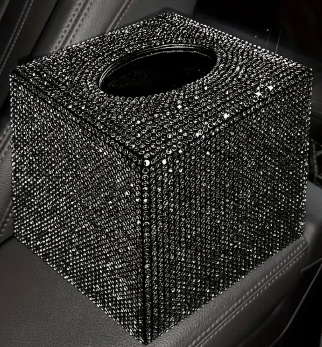Spectacular diamond sparkle tissue holder!