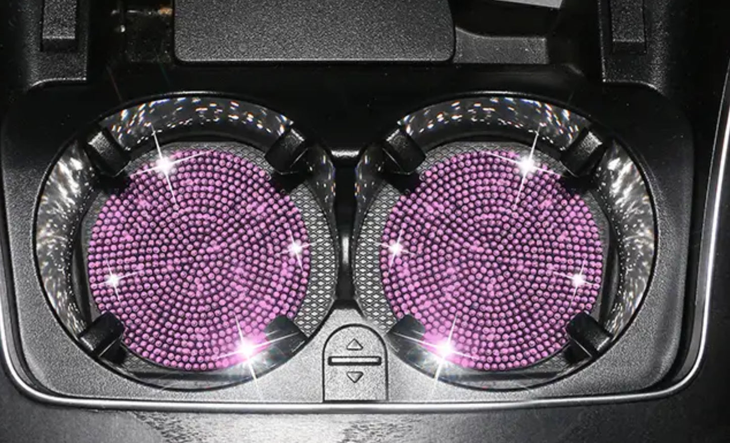 Rhinestone car coasters!