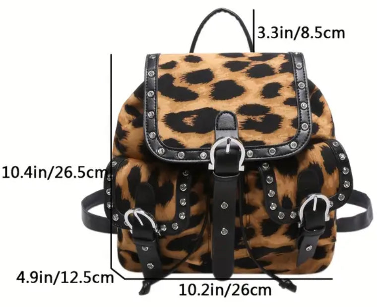 Leopard Print Women’s Backpack!