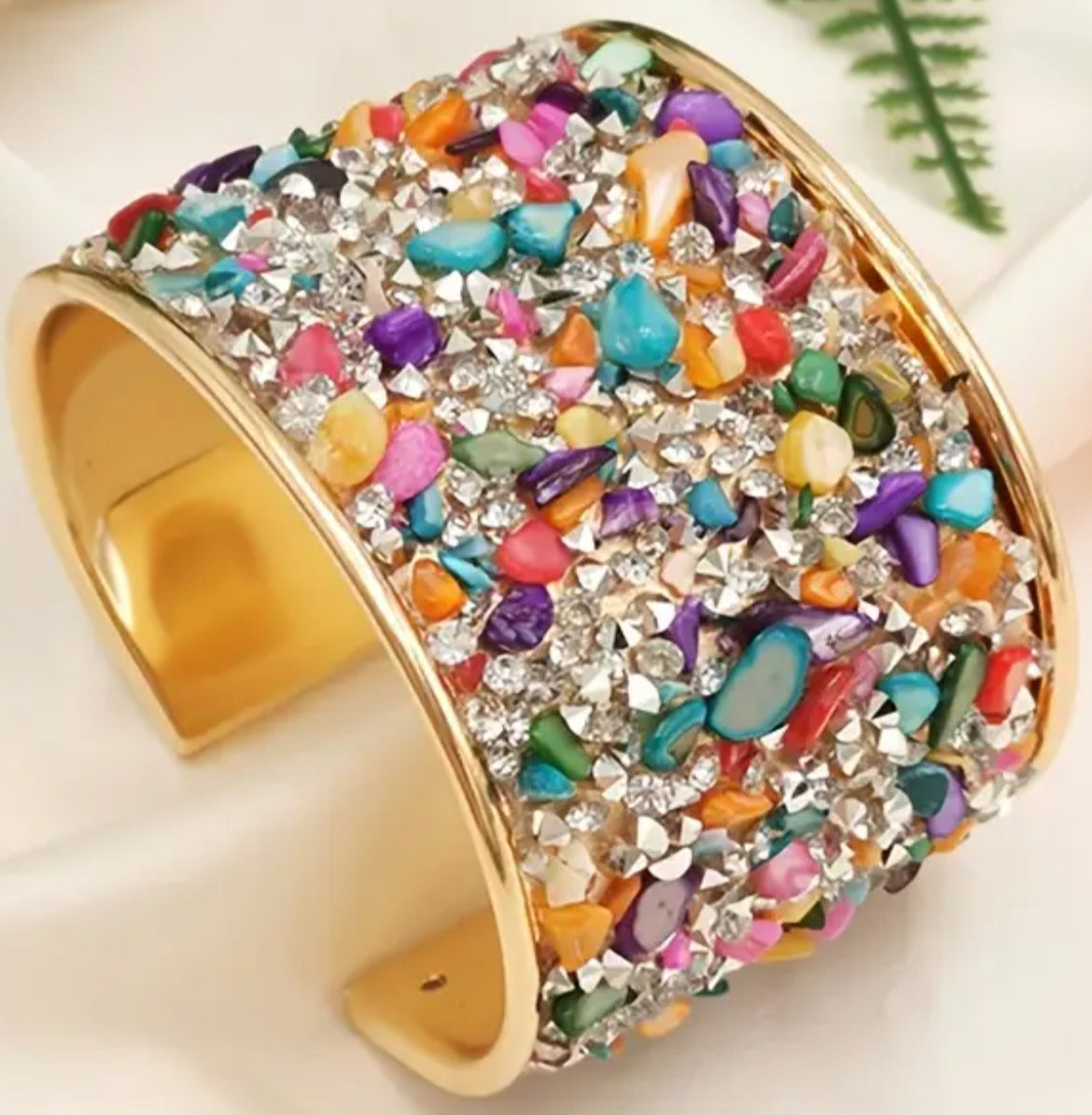 Crushed sparkle wrist bracelet!