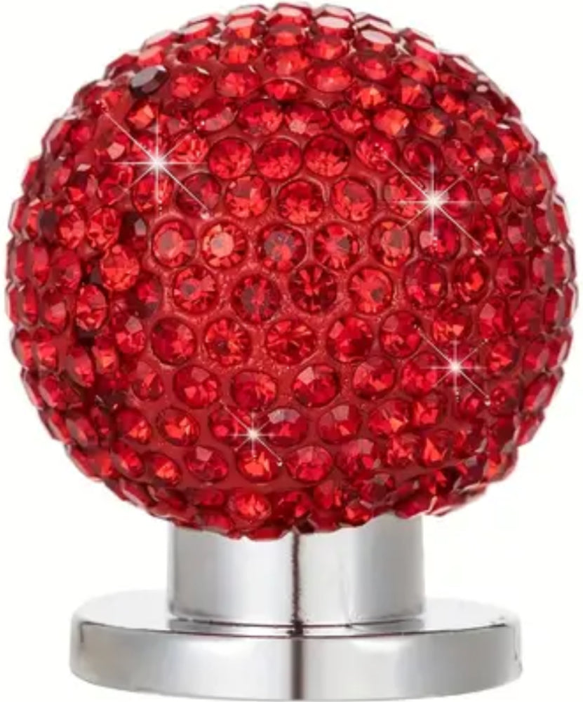 Diamond sparkle red push button for ignition!