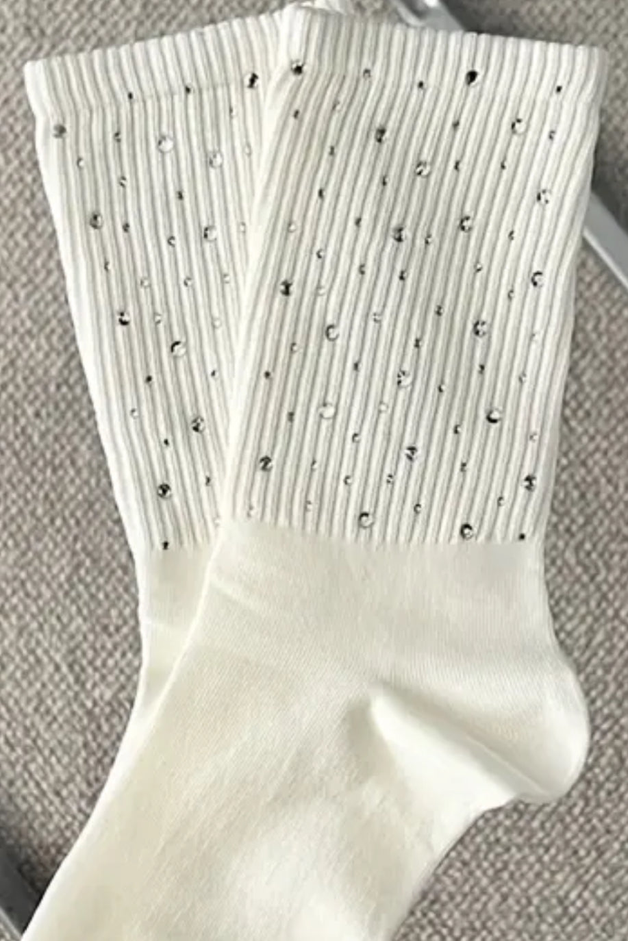 Diamond sparkle calf high socks!