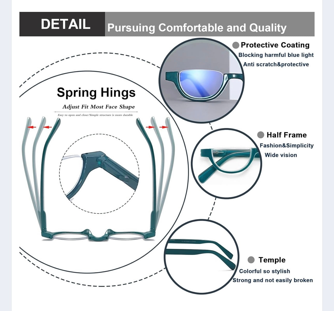 Ocean Luxe Teal Reading Glasses!