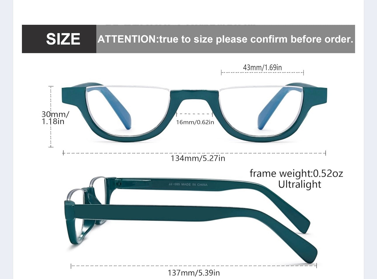 Ocean Luxe Teal Reading Glasses!