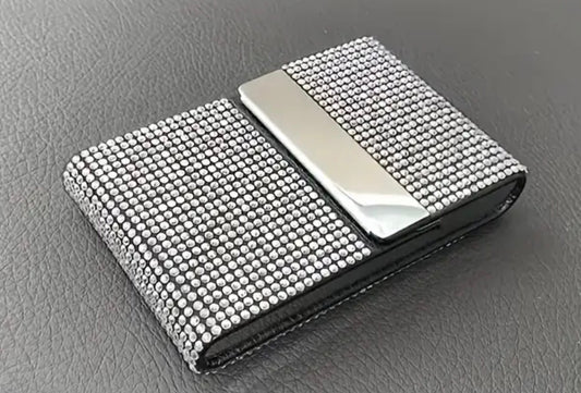 Diamond sparkle credit card holder.