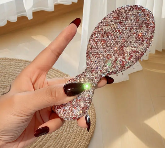 Pink diamond sparkle hairbrush!
