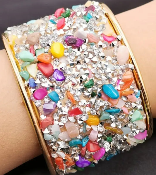 Crushed sparkle wrist bracelet!
