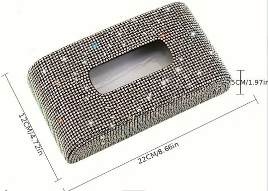 Diamond sparkle tissue box.
