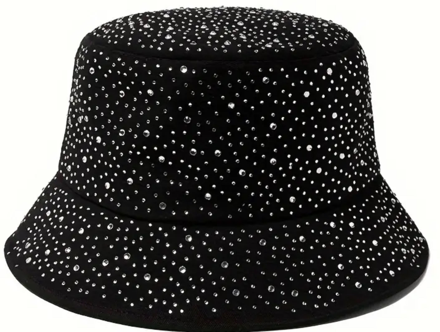 Diamond sparkle bucket hat.