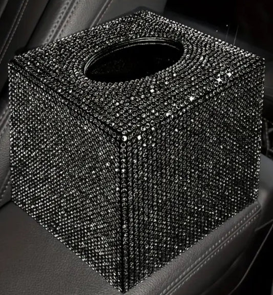 Spectacular diamond sparkle tissue holder!
