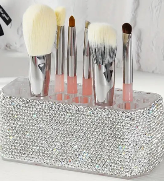 Diamond Sparkle makeup brush holder!