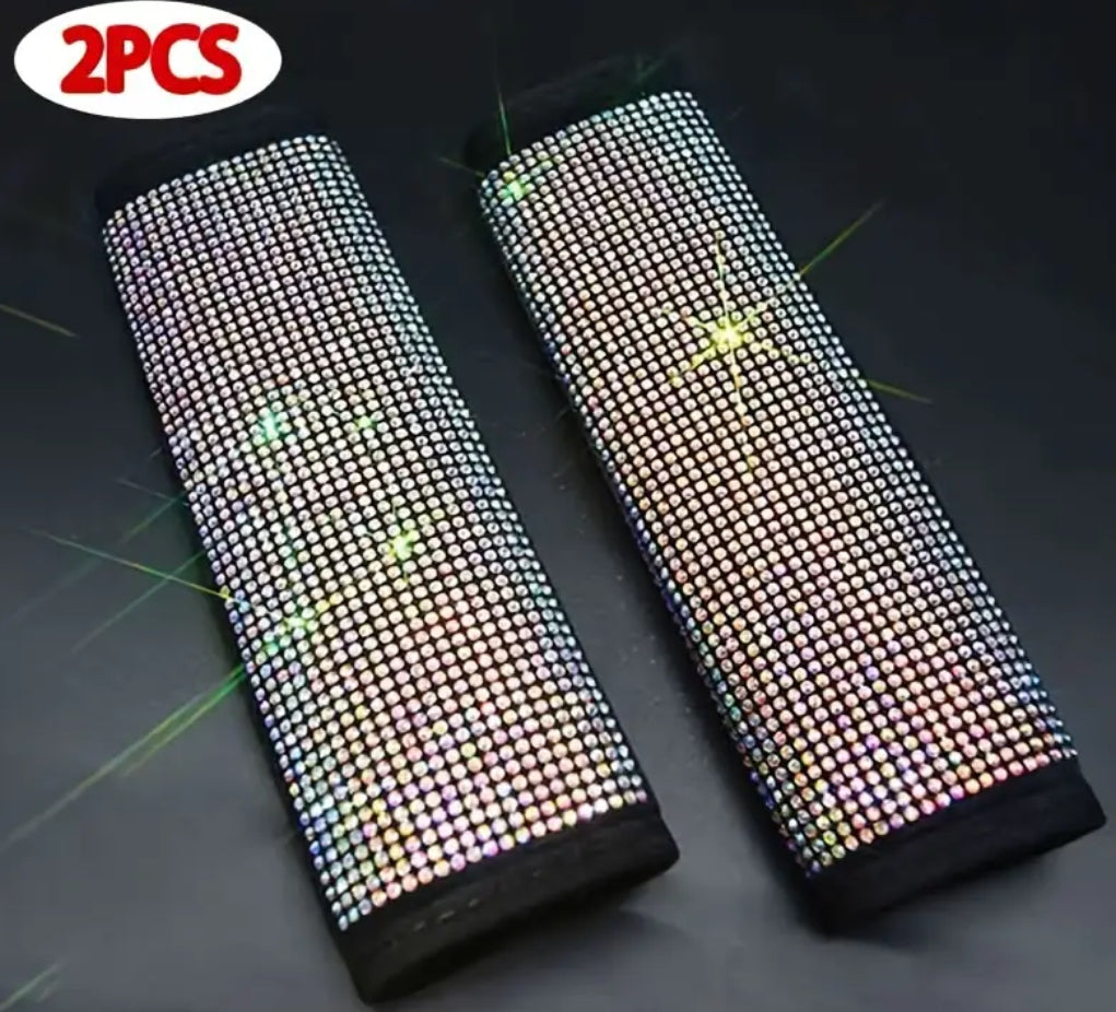 Diamond Sparkle Car seat Belt Covers!